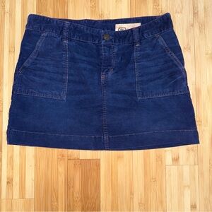 Gap Womens Stylish Blue corduroy Skirt Size 10